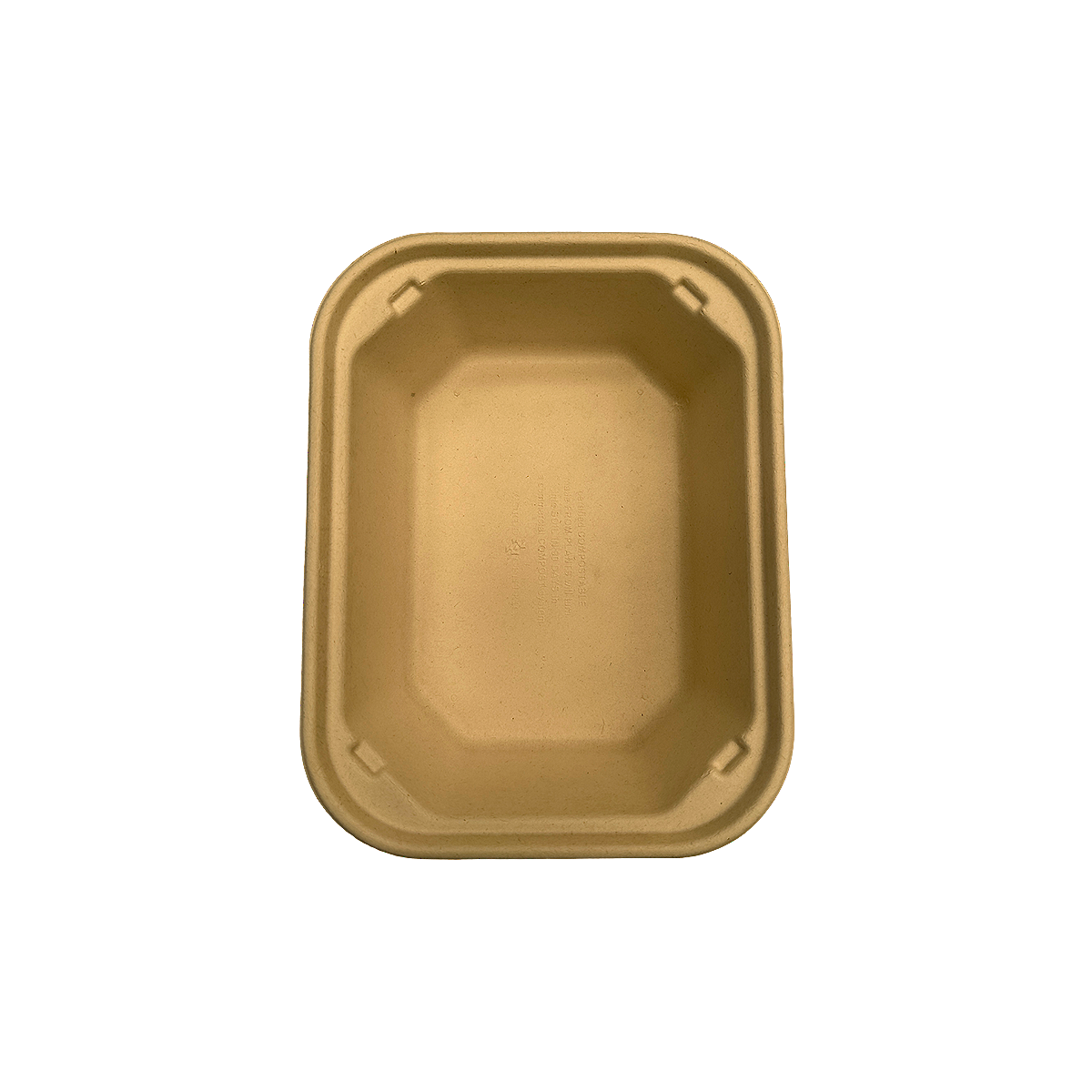 Contenedor Rectangular Gd Hondo Paja de Trigo 10x7x3". 400 Piezas.
