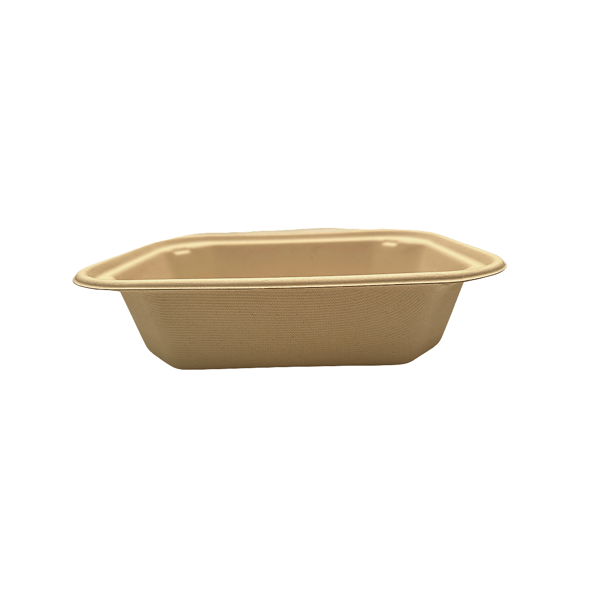 Contenedor Rectangular Gd Hondo Paja de Trigo 10x7x3". 400 Piezas.
