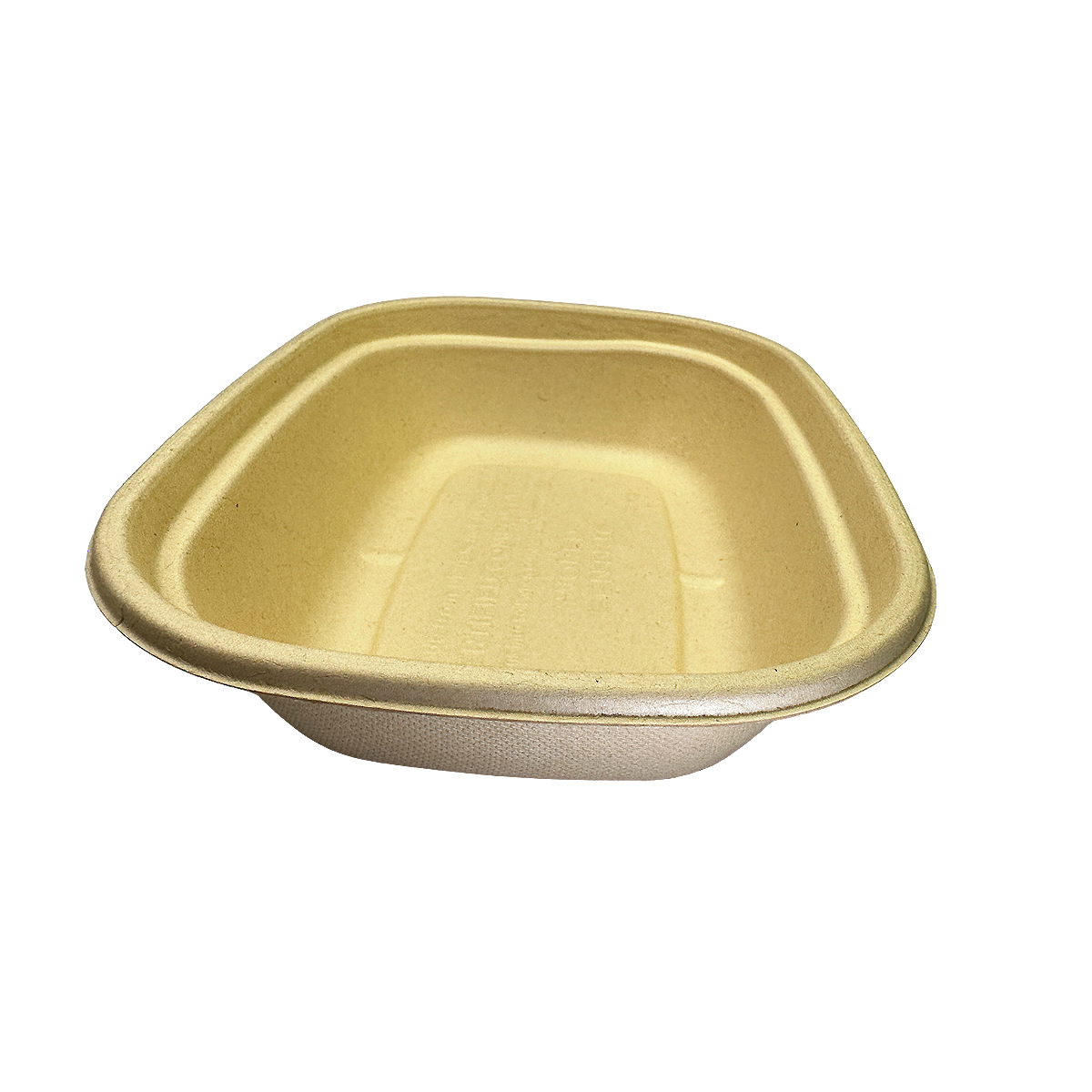 Contenedor Rectangular Paja de Trigo 32 Oz 9x7x2". 400 Piezas.