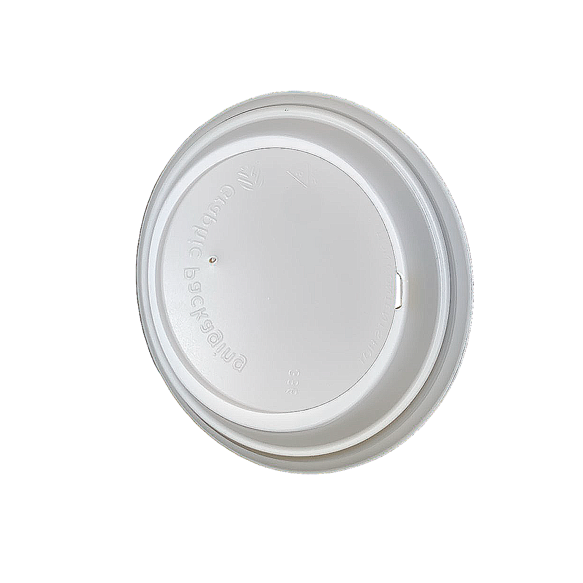 Tapa Blanca Vaso Térmico 12/24 onzas Biodegradable. 1200 Piezas.