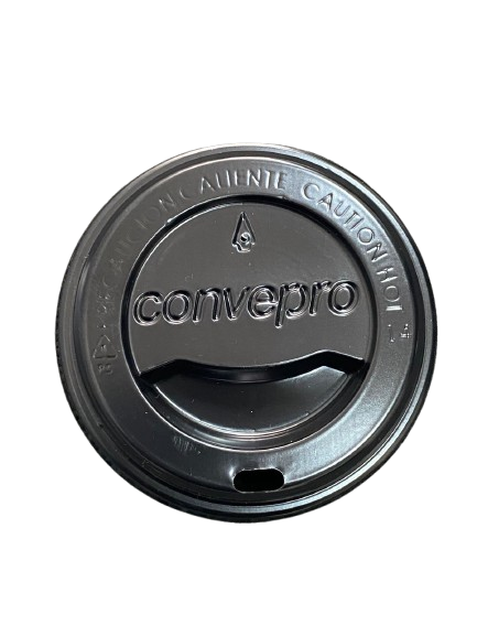 Tapa Negra Vaso Térmico 12/20 Oz. 1000 Piezas.